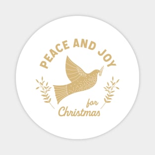 Peace and Joy for Christmas Magnet